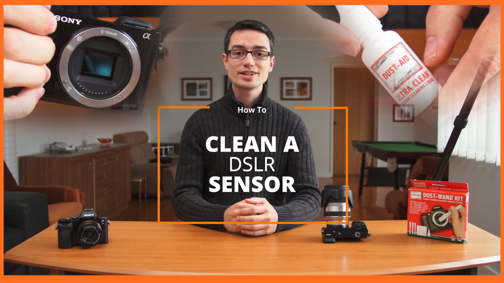 How to clean a DSLR sensor Video Upskill